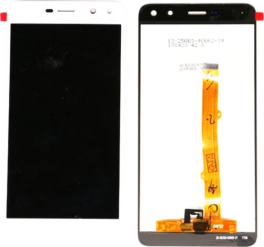 Huawei Οθόνη mit Touch-Mechanismus für Huawei Y6 2017 (Weiß)