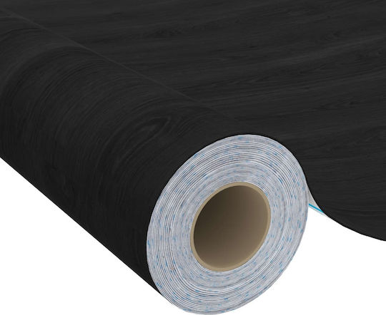Decorative Sticker Furniture Self-Adhesive Film for Furniture Dark wood 2pcs 500x90cm vidaXL