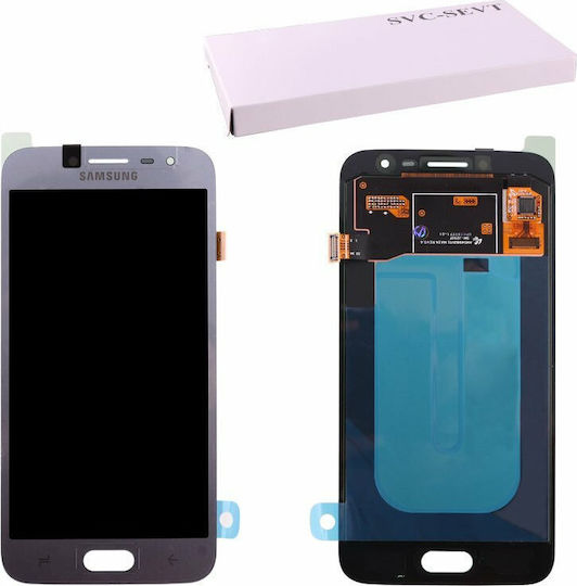 Samsung Οθόνη με Μηχανισμό Αφής για Galaxy J2 (2018) (Ασημί)