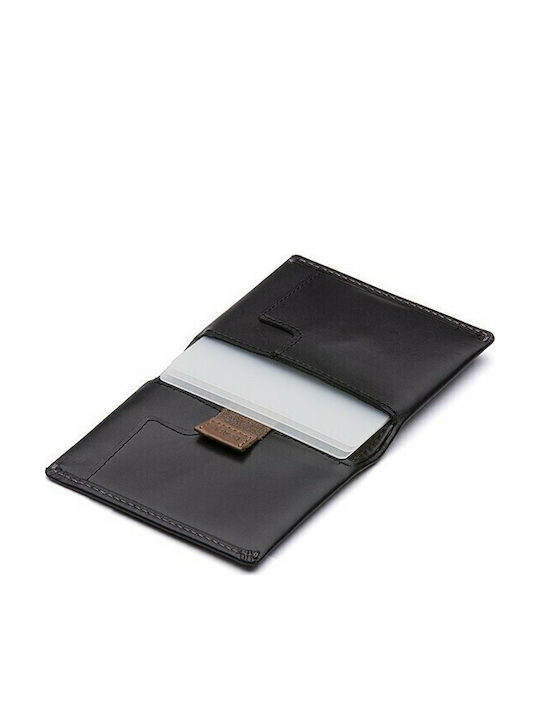Slim Sleeve Leather Men's Wallet Black
