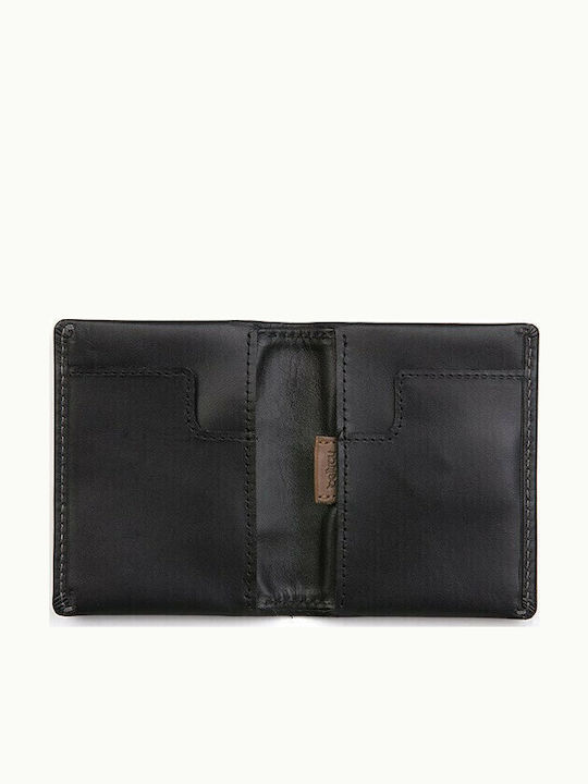 Slim Sleeve Leather Men's Wallet Black