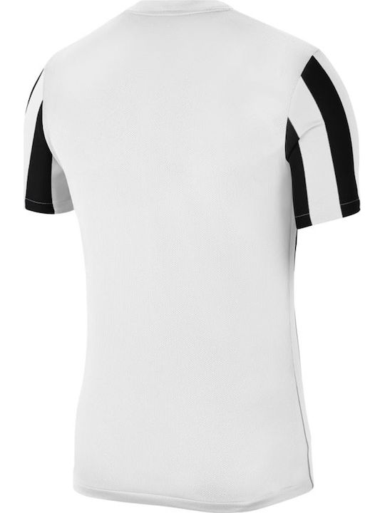Nike Division 4 Men's Athletic T-shirt Short Sleeve Dri-Fit Black / White