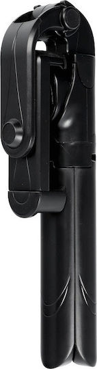 Partner Tele SS-TR12 Selfie Stick Trepied Pentru Telefon Mobil Telecomandă Bluetooth Negru