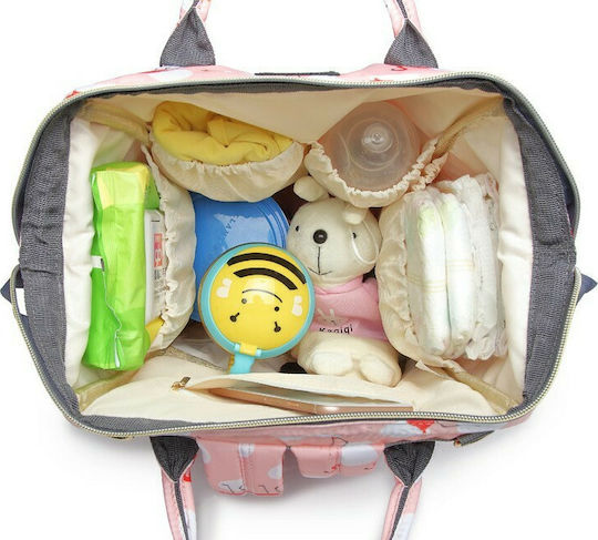 Lequeen Diaper Bag Pink 39x18cm.