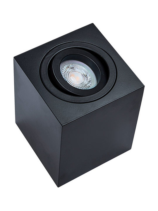 Zambelis Lights Einzel Spot mit Fassung GU10 in Schwarz Farbe