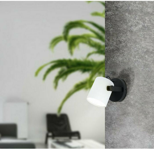 Eglo Hornwood Single Spot with Socket E27 in White Color Eglo Hornwood Single Spot with Socket E27 in White Color