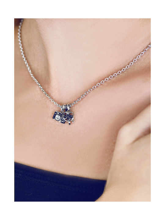 Karl Lagerfeld Mini Multi-Charms Necklace