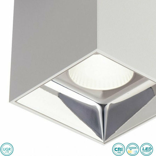 Fan Europe Mig-Q20C BCO Μονό LED Θερμό Λευκό Σποτ σε Λευκό Χρώμα Fan Europe Mig-Q20C BCO Μονό LED Θερμό Λευκό Σποτ σε Λευκό Χρώμα