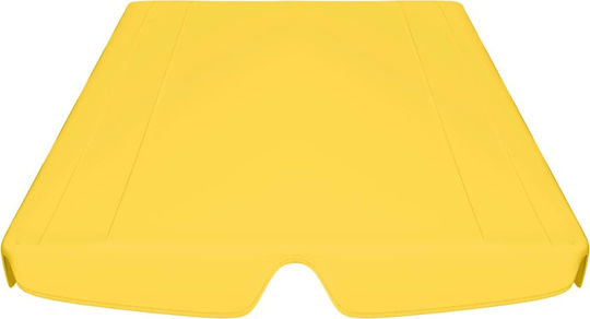 vidaXL Πανί για Κούνια Κίτρινο με Επίστρωση PVC 2.26x1.86m