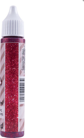 Maxi Decor Химикал Глитър Червен 28мл