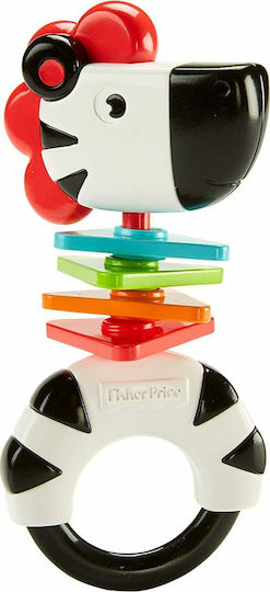 Fisher Price Μασητικός Κρίκος Οδοντοφυΐας "Ζέβρα" από Πλαστικό για 3 m+