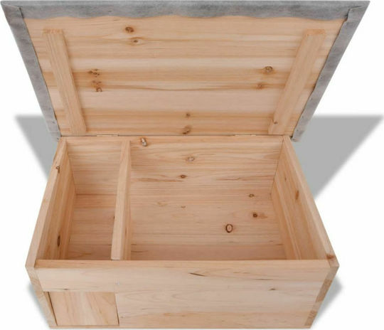 vidaXL Σπίτι Σκαντζόχοιρου Ξύλινο 45x33x22εκ.
