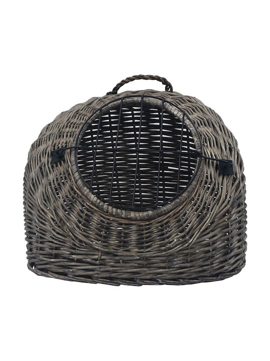 vidaXL Katzentransportkäfig 35x35x45cm Grau