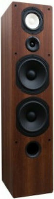 Taga Harmony TAV-806F Ζεύγος Ηχείων Hi-Fi Δαπέδου 135W 3 Δρόμων Π24.5xΒ31.2xΥ108εκ. Καρυδιά
