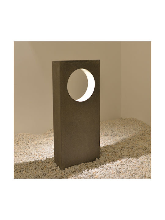 VK Lighting Outdoor Floor Lamp Post 6.5W with Warm White Light IP65 Black