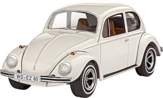 Revell Volkswagen Beetle Modeling Figure Car White 24 Pieces in Scale 1:32
