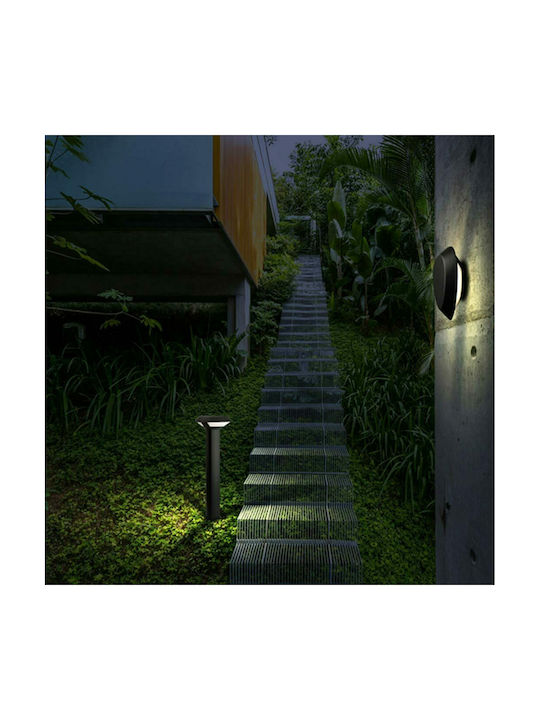 Sun Light Φωτιστικό Κολωνάκι LED Εξωτερικού Χώρου 6W με Θερμό Λευκό Φως IP54 Μαύρο