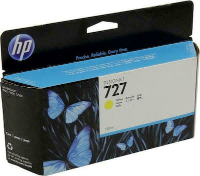 HP 727 InkJet Printer Ink Yellow (B3P21A)