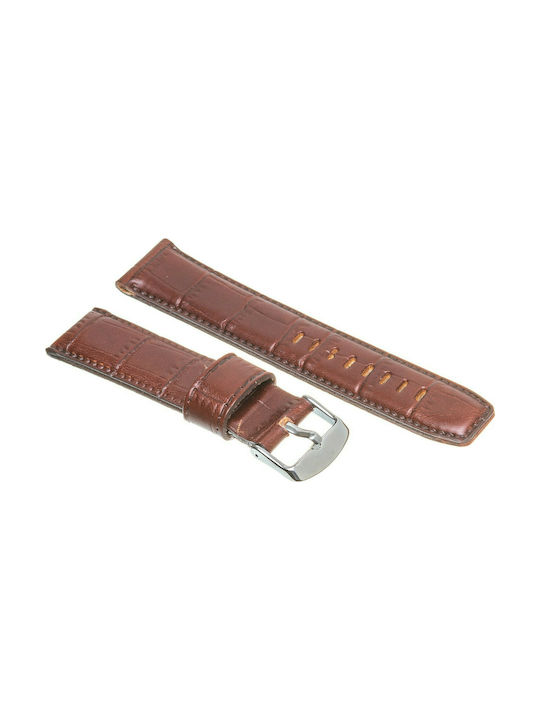 Tzevelion Leather Strap Brown 22mm