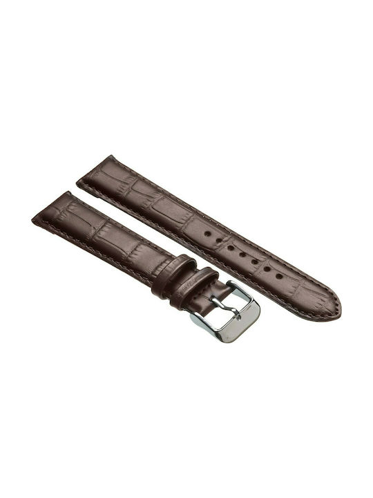 Tzevelion Leather Strap Brown 24mm