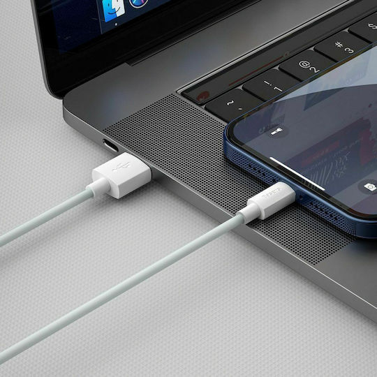 Baseus Wisdom Regular USB to Lightning Cable Λευκό 1.5m
