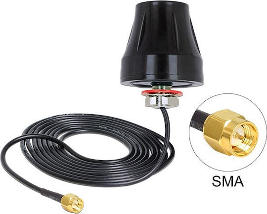 DeLock External 4G Omnidirectional Antenna 2dBi with SMA Connection 88749