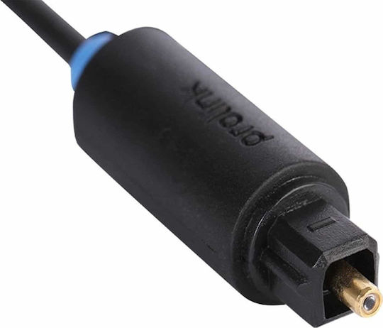 Muzik Optical Audio Cable TOS male - TOS male Μαύρο 3m (PB111-0300)