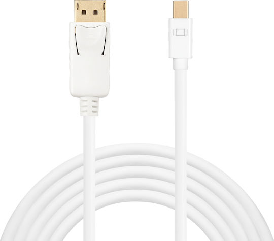 Sandberg Kabel DisplayPort-Stecker - Mini-DisplayPort-Stecker 2m Weiß (508-63)