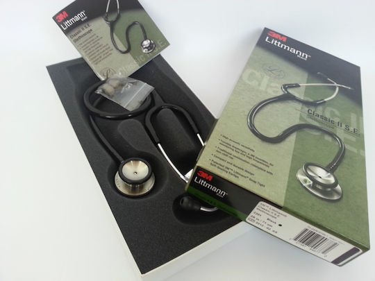 3M Littmann Classic II S.E. Στηθοσκόπιο Non Chill με Διπλό Κώδωνα Μαύρο