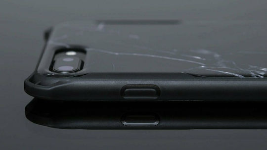 WK Carcasă Marble Back Cover Plastic Neagră iPhone 6/6s Plus