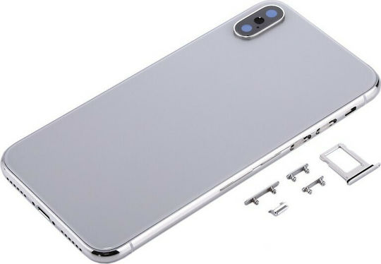 Καπάκι Μπαταρίας Ασημί για iPhone X
