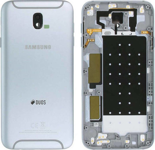 Samsung Καπάκι Μπαταρίας Ασημί για Galaxy J7 2017