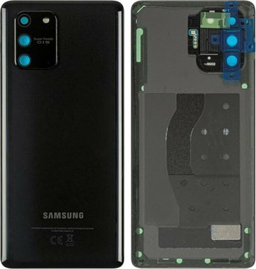 Samsung Capac Baterie Negru Negru Prismă pentru Galaxy S10 Lite