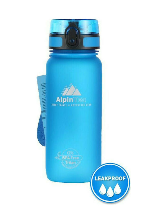 AlpinPro Αθλητικό Παγούρι Πλαστικό 650ml Μπλε AlpinPro Αθλητικό Παγούρι Πλαστικό 650ml Μπλε
