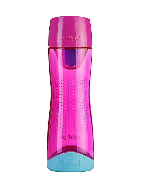 Contigo Swish Αθλητικό Πλαστικό Παγούρι 500ml Ροζ