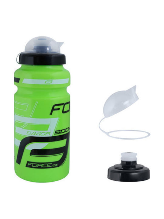 Force Savior Ultra Cycling Plastic Water Bottle 500ml Green