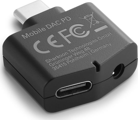 Sharkoon Mobile DAC PD Εξωτερική USB-C Κάρτα Ήχου