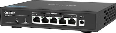 QNap QSW-1105-5T Unmanaged L2 Switch with 5 Ethernet Ports