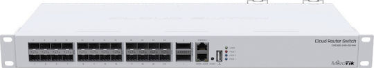 MikroTik CRS312-4C+8XG-RM Managed L2 Switch with 8 Ethernet Ports and 4 SFP Ports