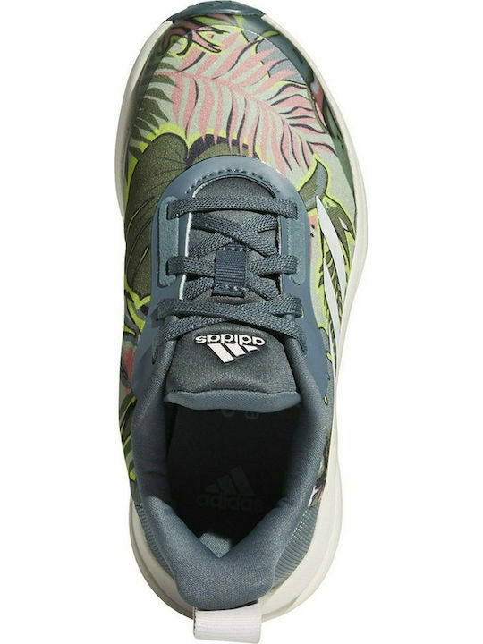 Fortarun Αθλητικά Παιδικά Παπούτσια Running με Κορδόνια Blue Oxide / Chalk White / Halo Green