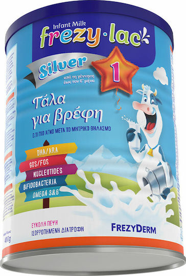 Frezyderm Milk Powder Frezylac Silver 1 for 0m++ Months 400gr