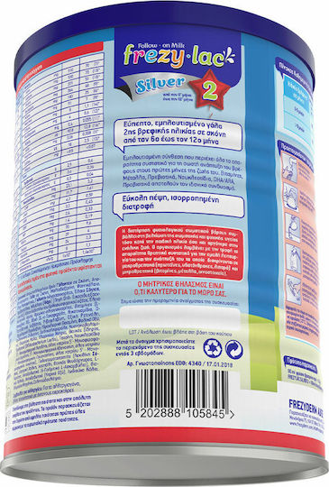 Frezyderm Frezylac Silver 2 pentru 6m++ Luni 400gr