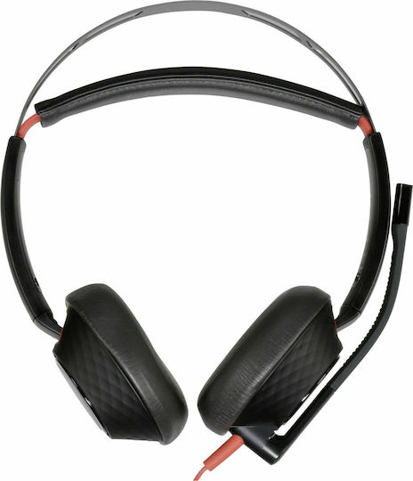 Plantronics Blackwire C5220 On Ear Multimedia Headphone with Microphone USB-A