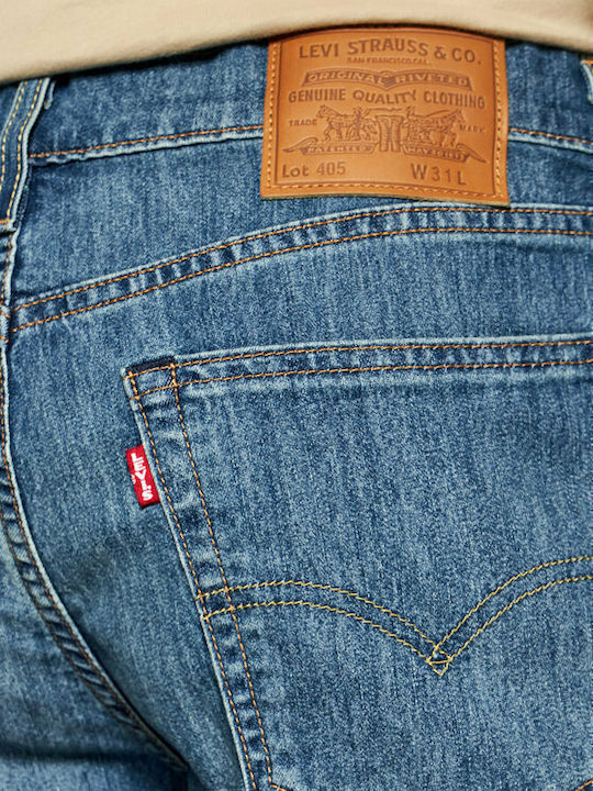 405 Standard Ανδρική Βερμούδα Τζιν Regular Fit Μπλε