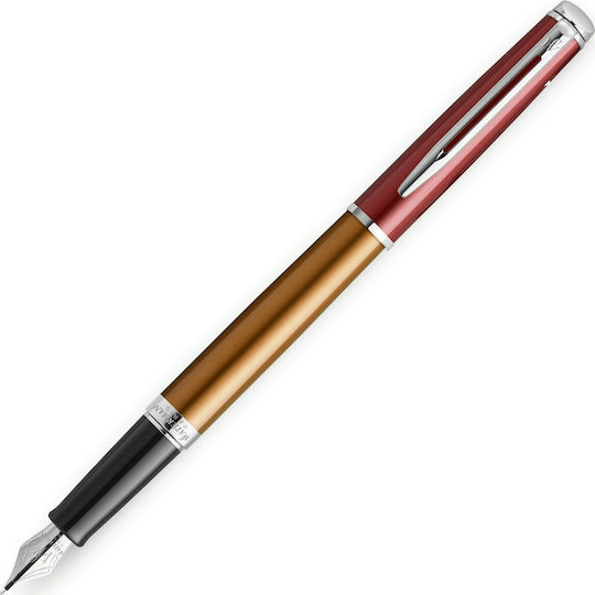 Waterman Hemisphere Special Edition Writing Pen Fine Orange with Blue Ink
