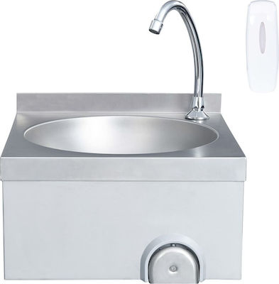 vidaXL Commercial Hand Washbasin with Pedal 51113