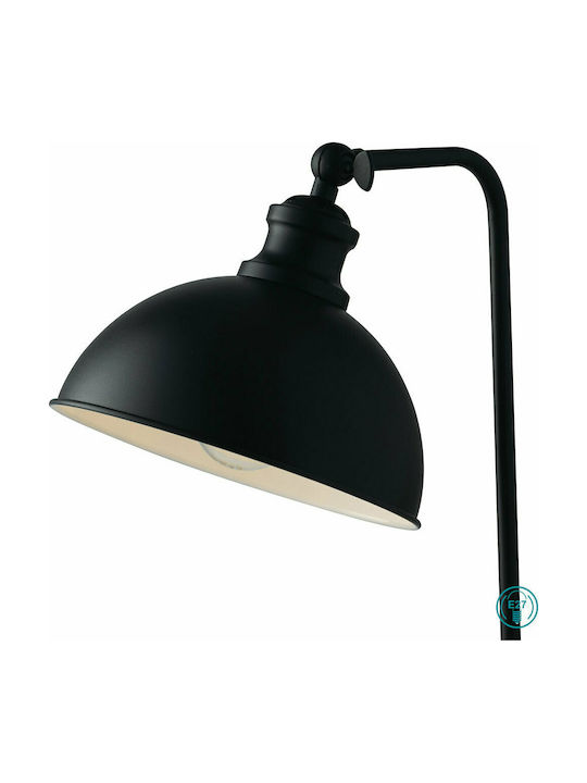Fan Europe Charleston Decorative Lamp with Socket for Bulb E27 Black