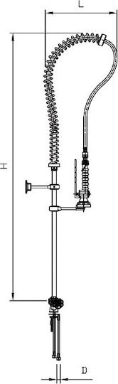 Fricosmos Commercial Use Sprinkler H130cm