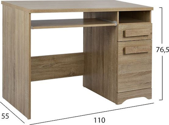 Детско бюро от меламин Sonama 110x55x76.5см