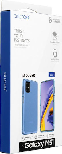 Araree M Cover Back Cover Σιλικόνης Μπλε (Galaxy M51)